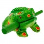 Afroton Froggy Natural 5 cm Mini Guiro . Painted 